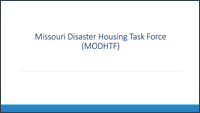 Missouri Disaster Housing Task Force (MODHTF)