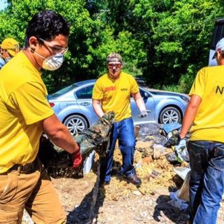 Student volunteers assist with flood recovery in Jefferson County