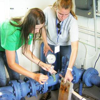 MoDNR’s Southwest Regional Office interns learn about field water testing