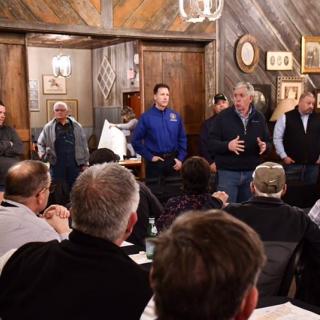 Governor Parson meets with local officials in northwest Missouri on Thursday, March 21.